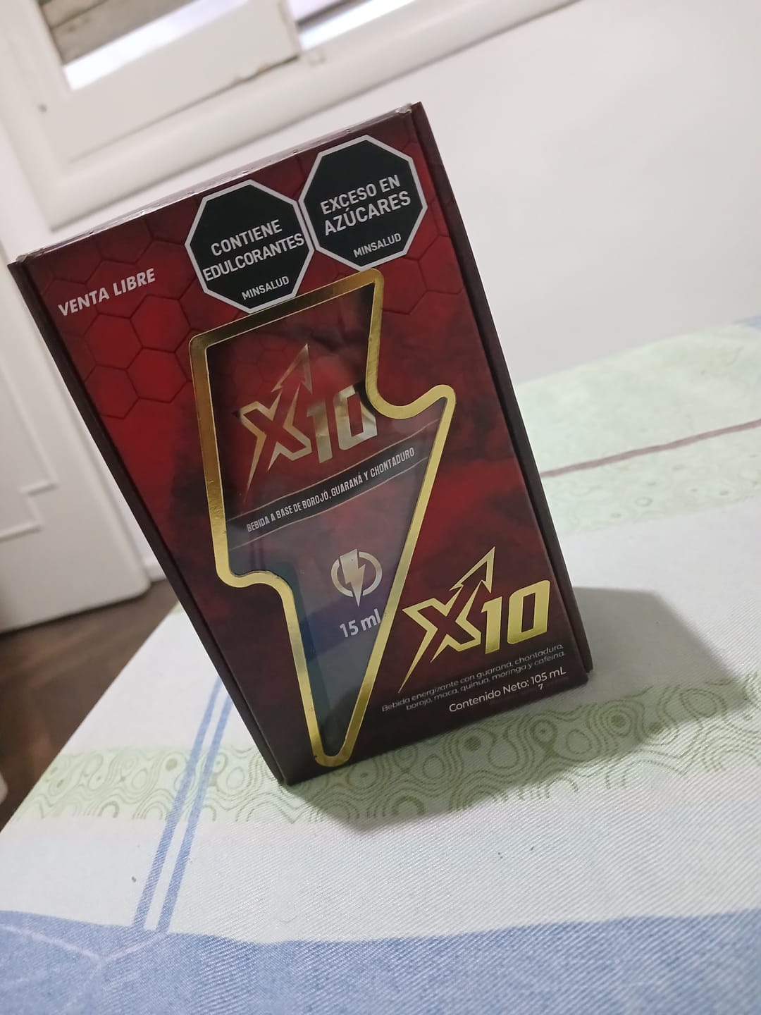 Customer photo review of CAJA POTENCIADOR GEL X10 (7 Sachet)