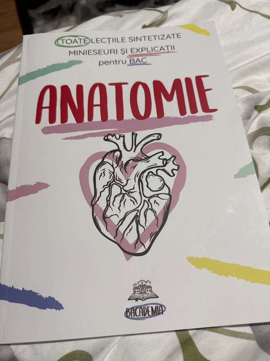 Customer photo review of Carte Anatomie Bacalaureat (Biologie clasele XI-XII) Bacademia