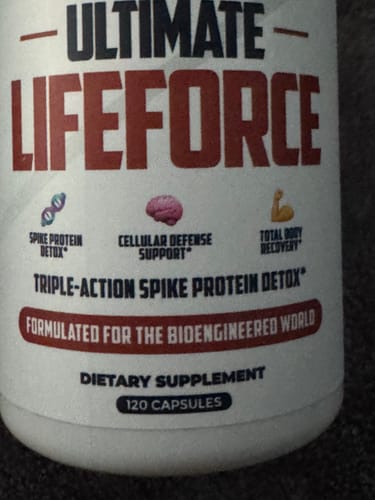 Customer photo review of Ultimate Lifeforce - Triple-Action Spike Protein Detox