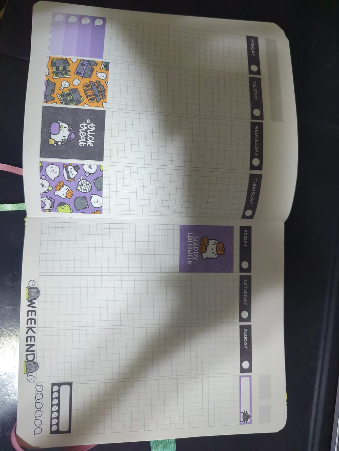 Customer photo review of Spooky Boos Mini Planner Kit (Set of 2)