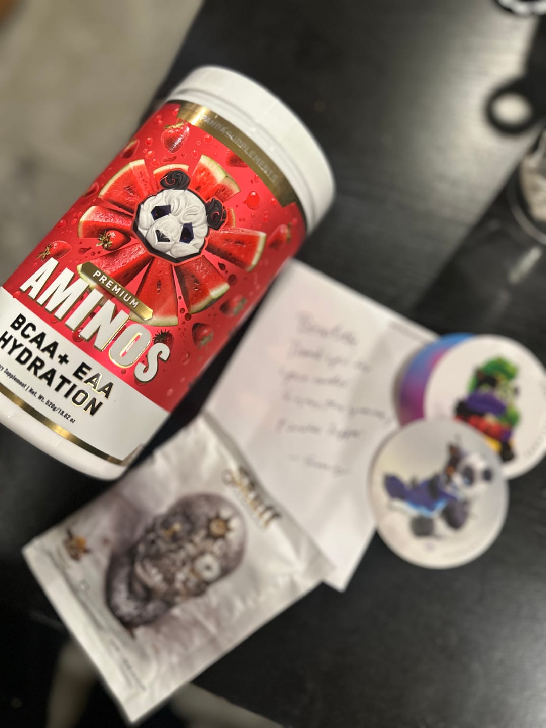 Customer photo review of AMINOS | BCAA + EAA + HYDRATION + ELECTROLYTES