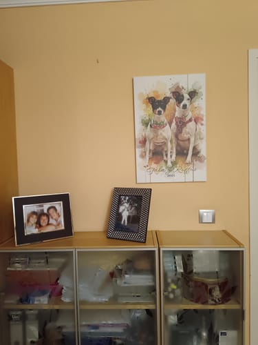 Customer photo review of Vuestra foto como obra de arte – con vista previa en vivo, como póster o lienzo