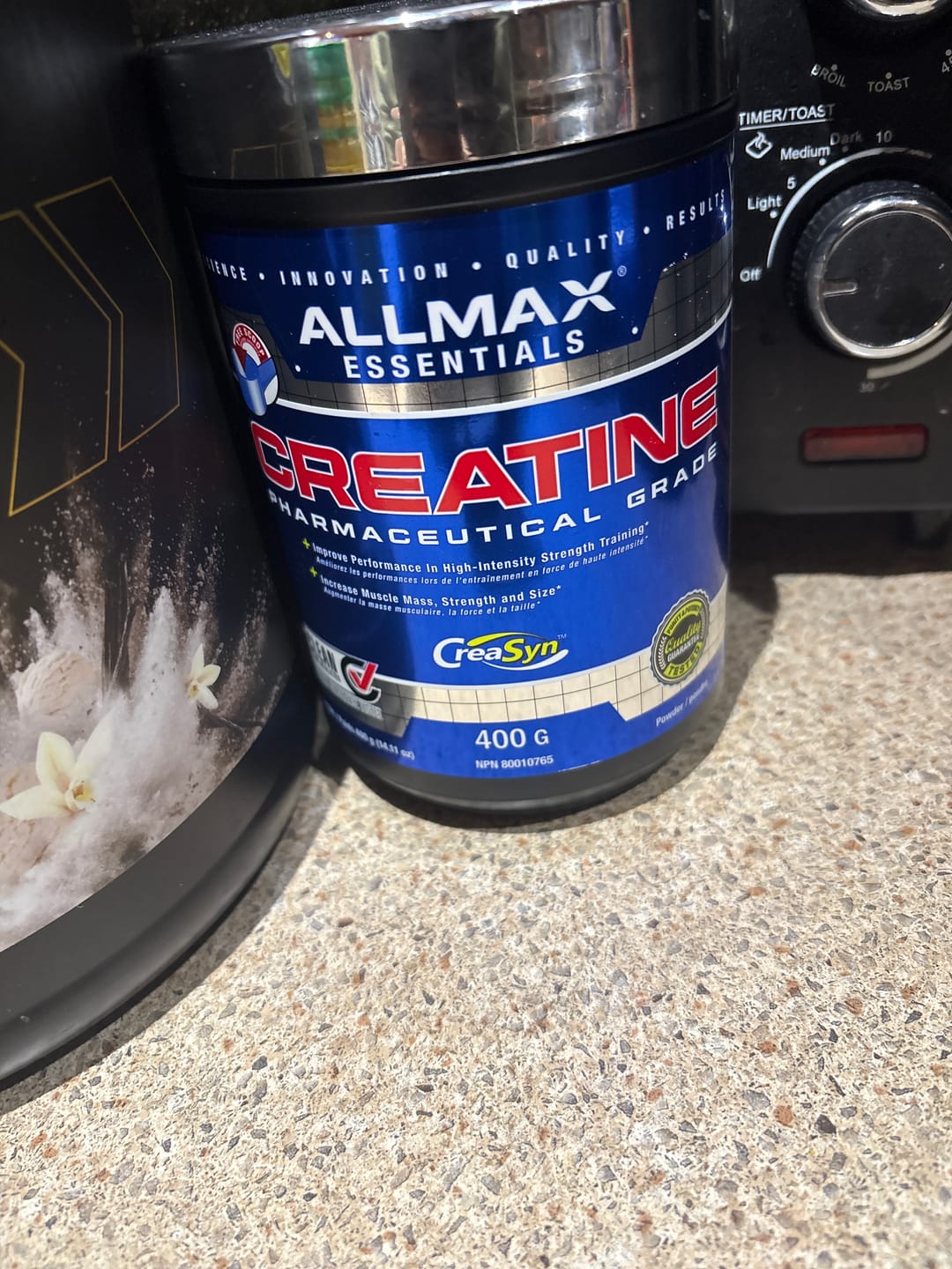 Customer photo review of Allmax - Creatine Monohydrate - 100g-1000g
