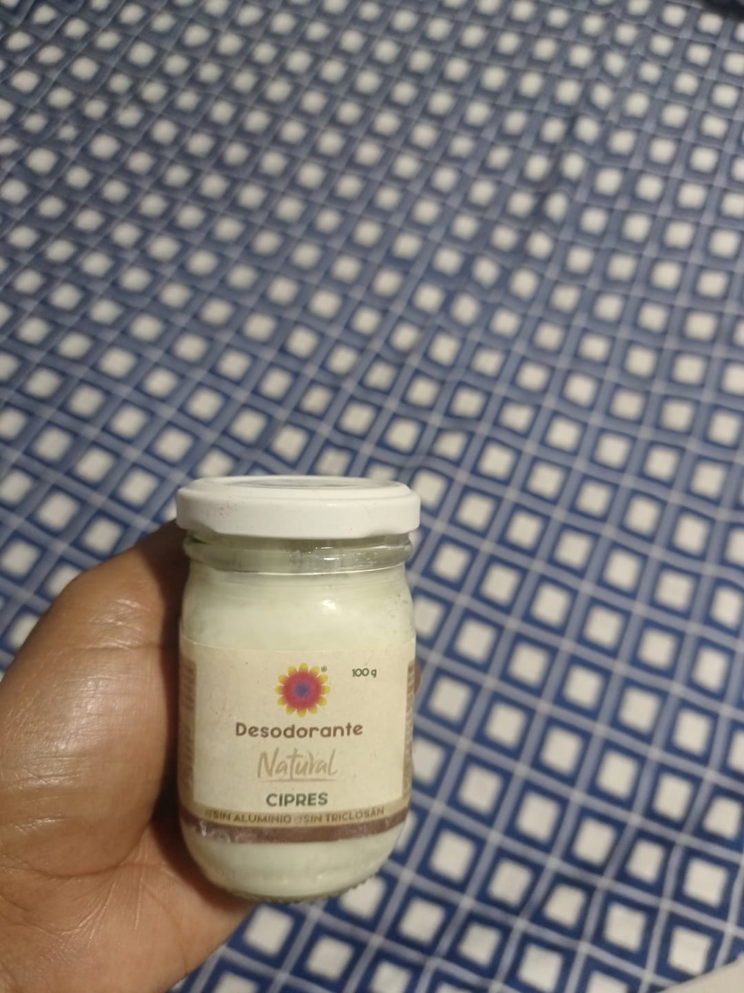 Customer photo review of Desodorante natural sin aluminio