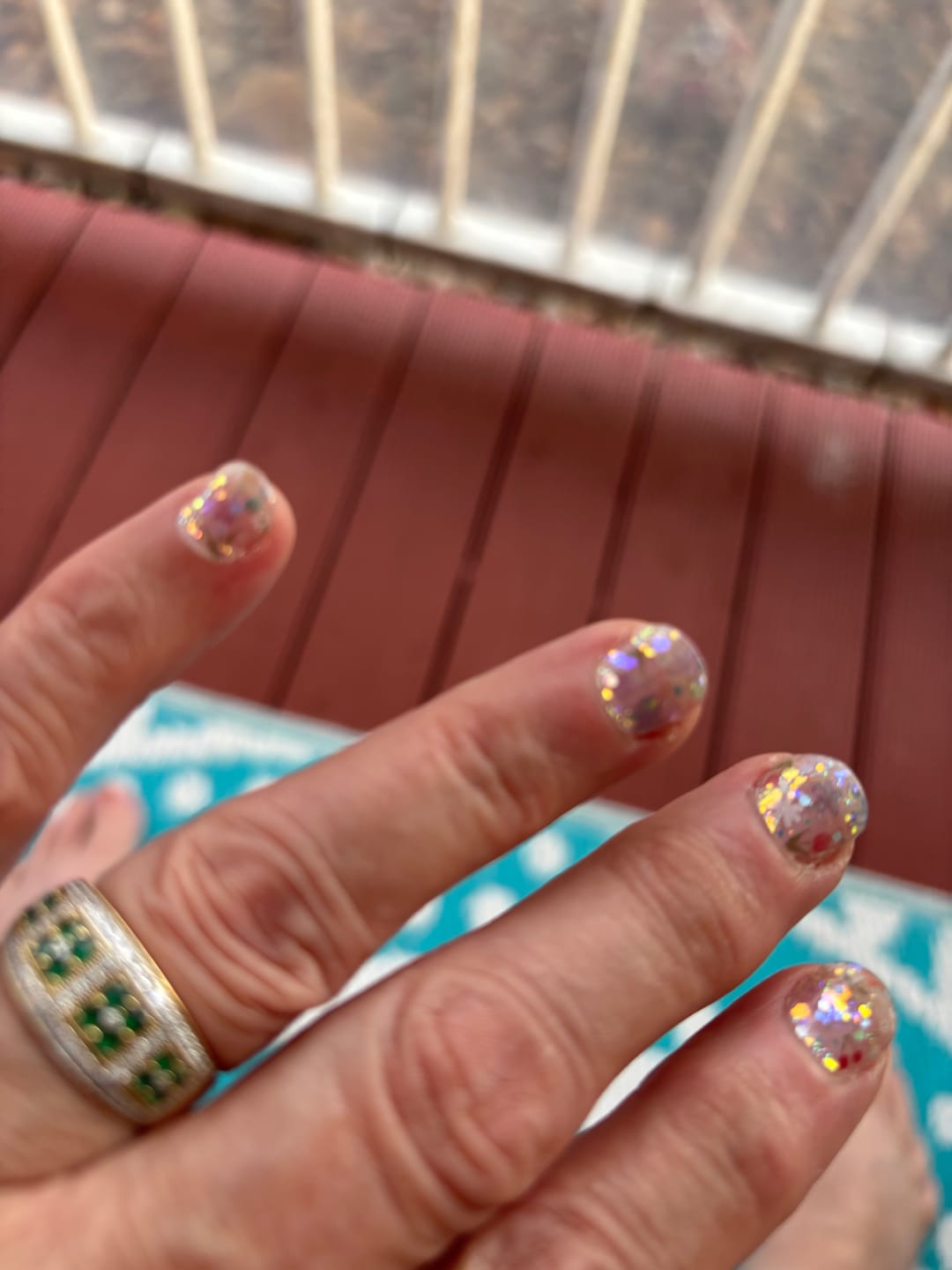 Customer photo review of Cherry Garden Semi Cured Gel Nail Sticker Kit