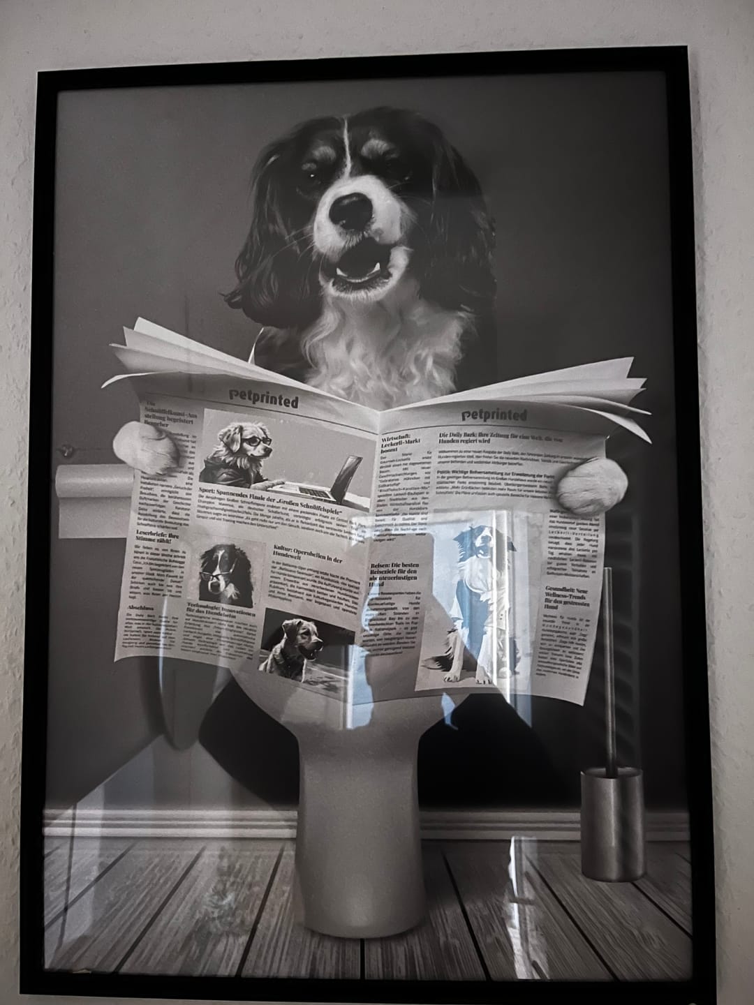 Customer photo review of Wichtige Sitzung - Individuelles Poster
