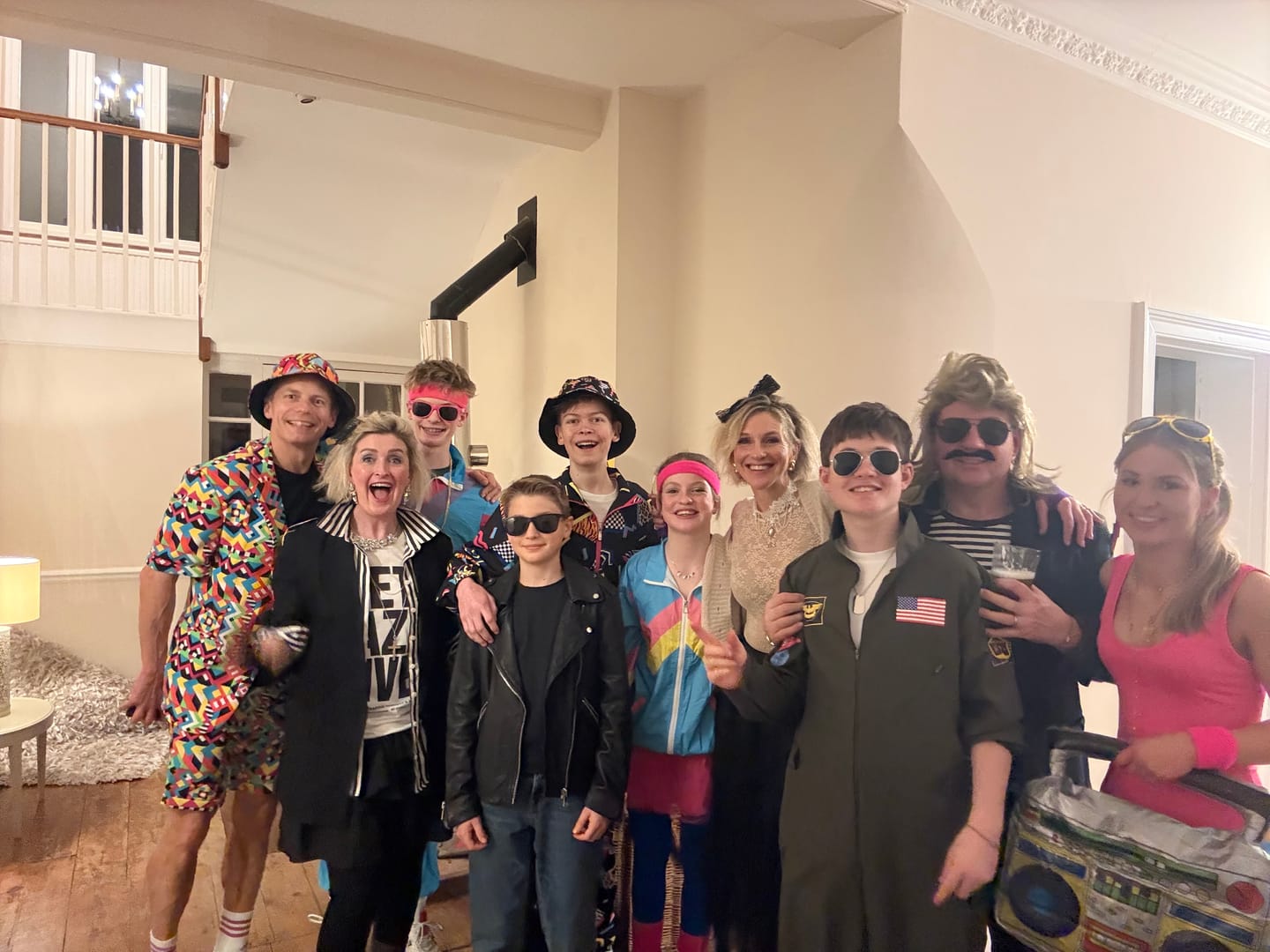 Customer photo review of 1980s Murder Mystery Game Kit