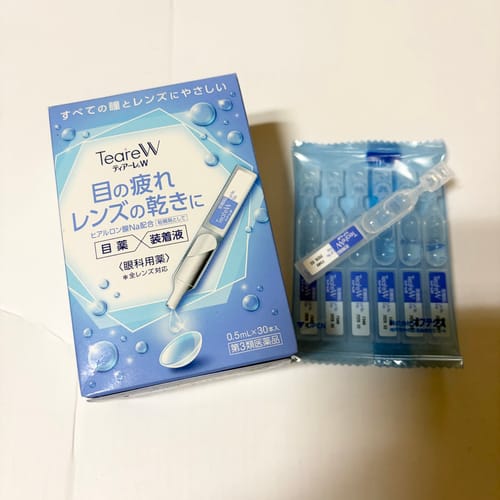 Customer photo review of Teare W 眼睛疲勞 隱形眼鏡乾澀 人工淚液 30本入