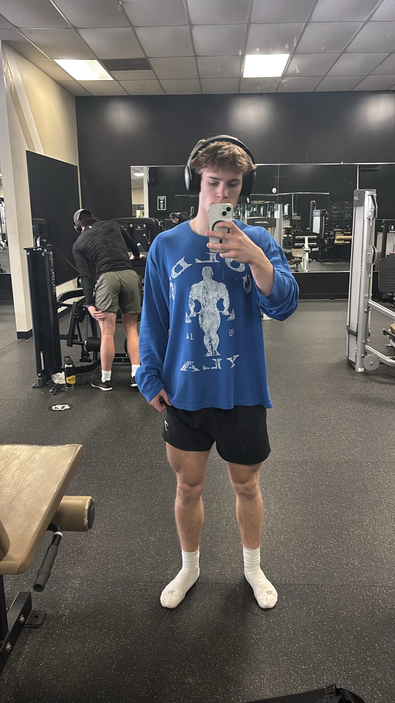 Customer photo review of 8047 - Gold's Gym Thermal Longsleeves