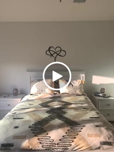 Customer video review of Infinity Heart - Metal Wall Art
