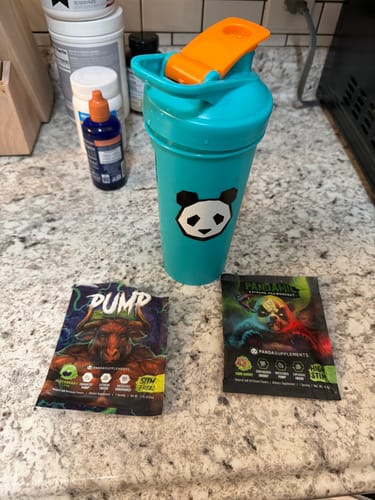 Customer photo review of Pre Workout SAMPLE PACK (3 Samples) PLUS FREE SHAKER - Free Plus Shipping