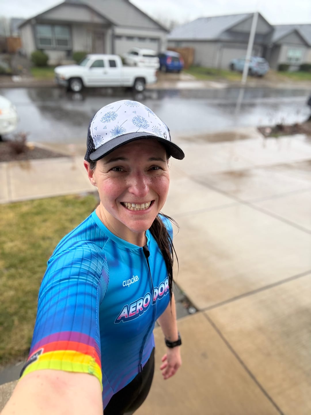 Customer photo review of Womens Aero Dorks Elements Tri Suit