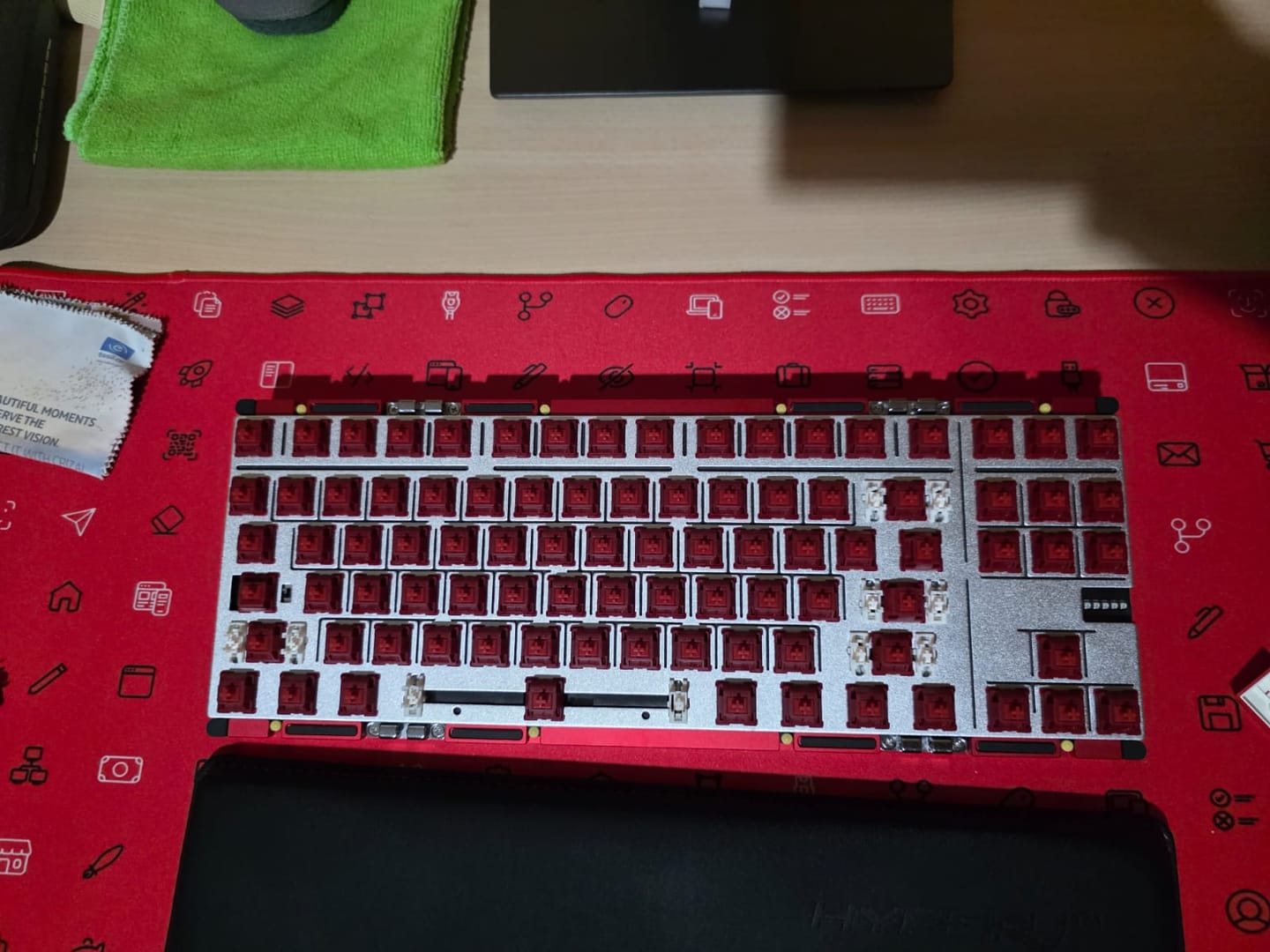 Customer photo review of GATERON X SILIWORKS TYPE R TACTILE SWITCH FACTORY LUBED (10PCS)