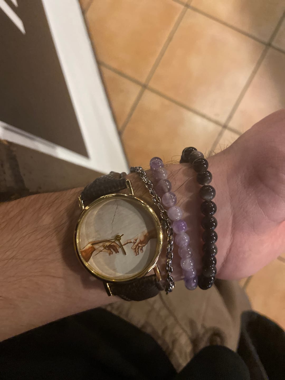 Customer photo review of Michelangelo The creation of Adam Watch