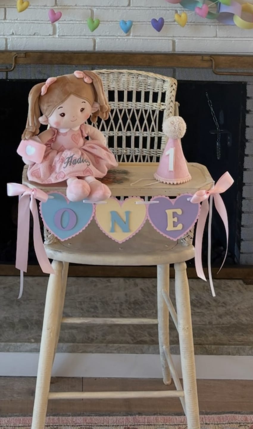 Customer photo review of Leyadoll Soft Plush Personalized Leya Doll, My First Baby Doll