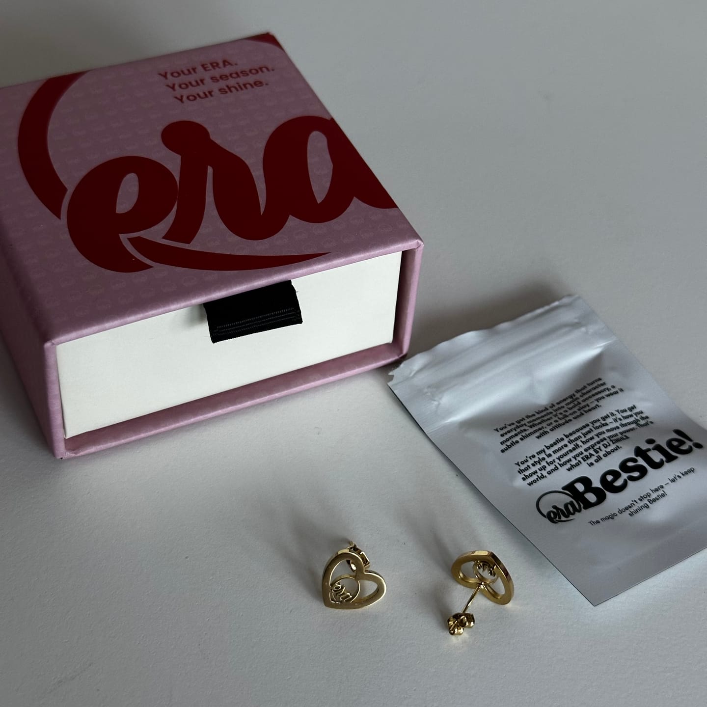 Customer photo review of Gold Thando Studs