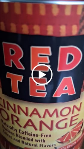 Customer video review of Cinnamon Orange Red Tea Bags  - Tin 36 Tea Bags
