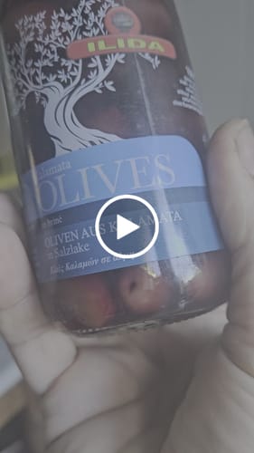 Customer video review of Kalamata olives in brine - 350g