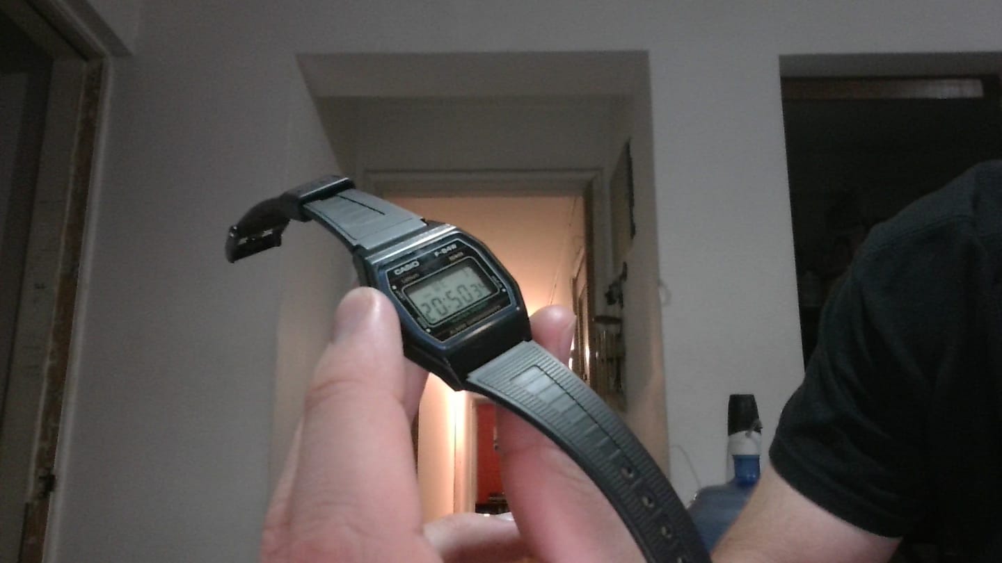 Customer photo review of Reloj Casio Vintage F-84W-1 Mercado Japonés JDM