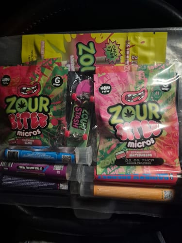 Customer photo review of ZOUR STASH CHERRY LIME BITEZ (3000mg / 6ct)