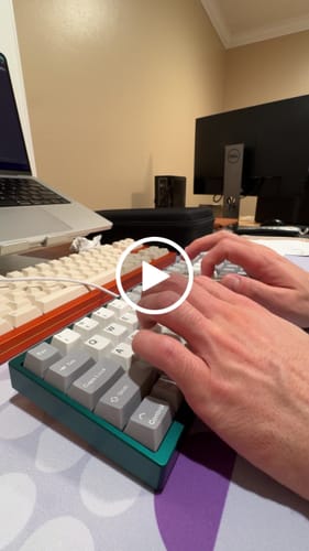 Customer video review of HMX MOKSAE SILENT LINEAR SWITCH FACTORY LUBED (10PCS)