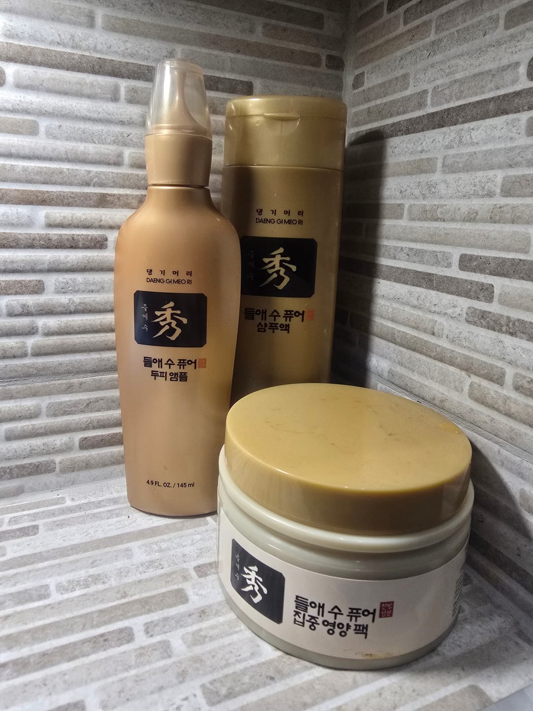 Customer photo review of Пептиден серум за бърз растеж и възстановяване на косата Doori Златен еликсир