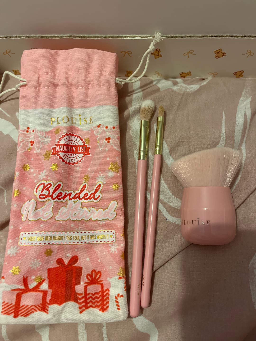 Customer photo review of P.Louise Christmas Brush Trio