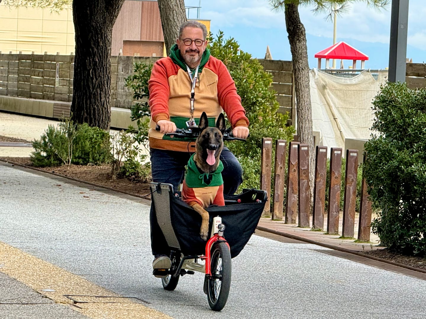 Customer photo review of Ranger Dog Hoodie