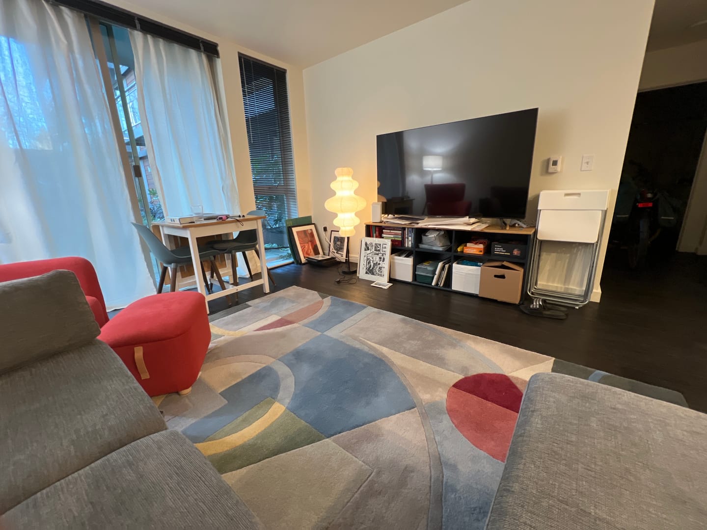 Customer photo review of Zephyr Paper Floor Lamp