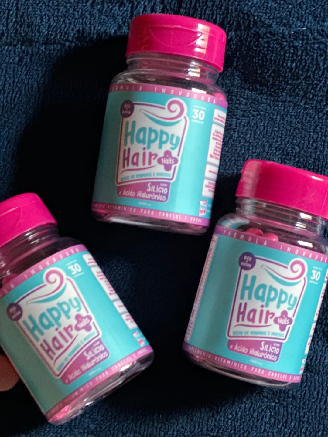Customer photo review of Happy Hair 3 Potes Black Friday