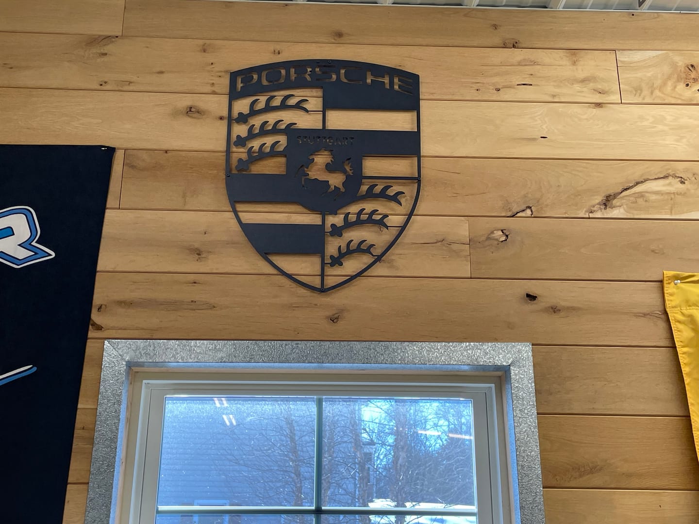 Customer photo review of Porsche Metal Car Emblem
