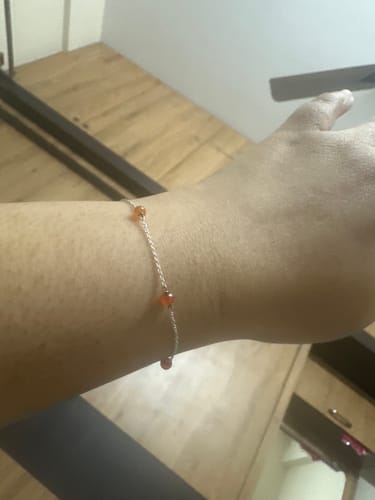 Customer photo review of amal - Carnelian Baati Bracelet
