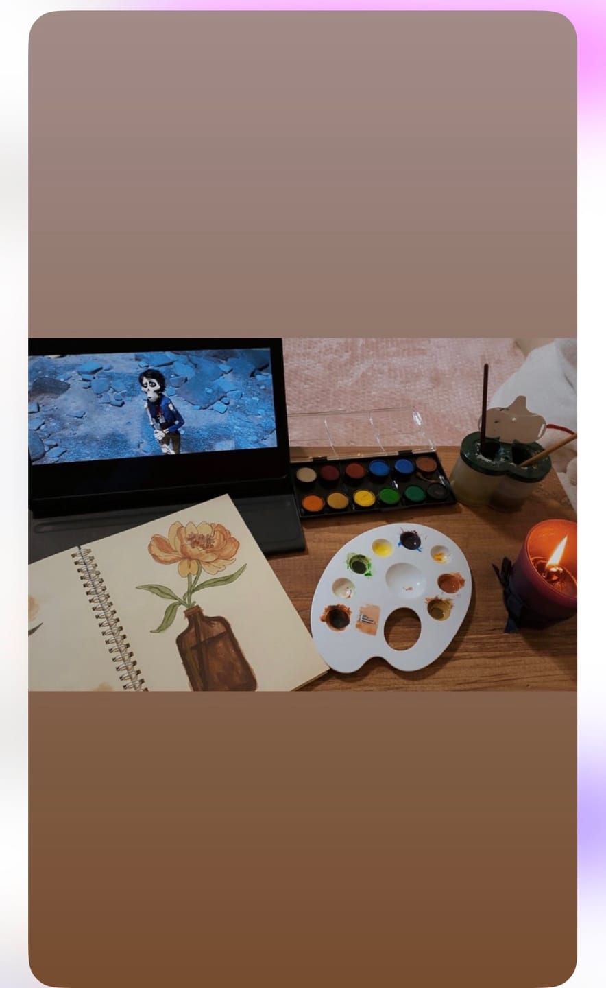 Customer photo review of Rehberli Sulu Boya Boyama Kitapları