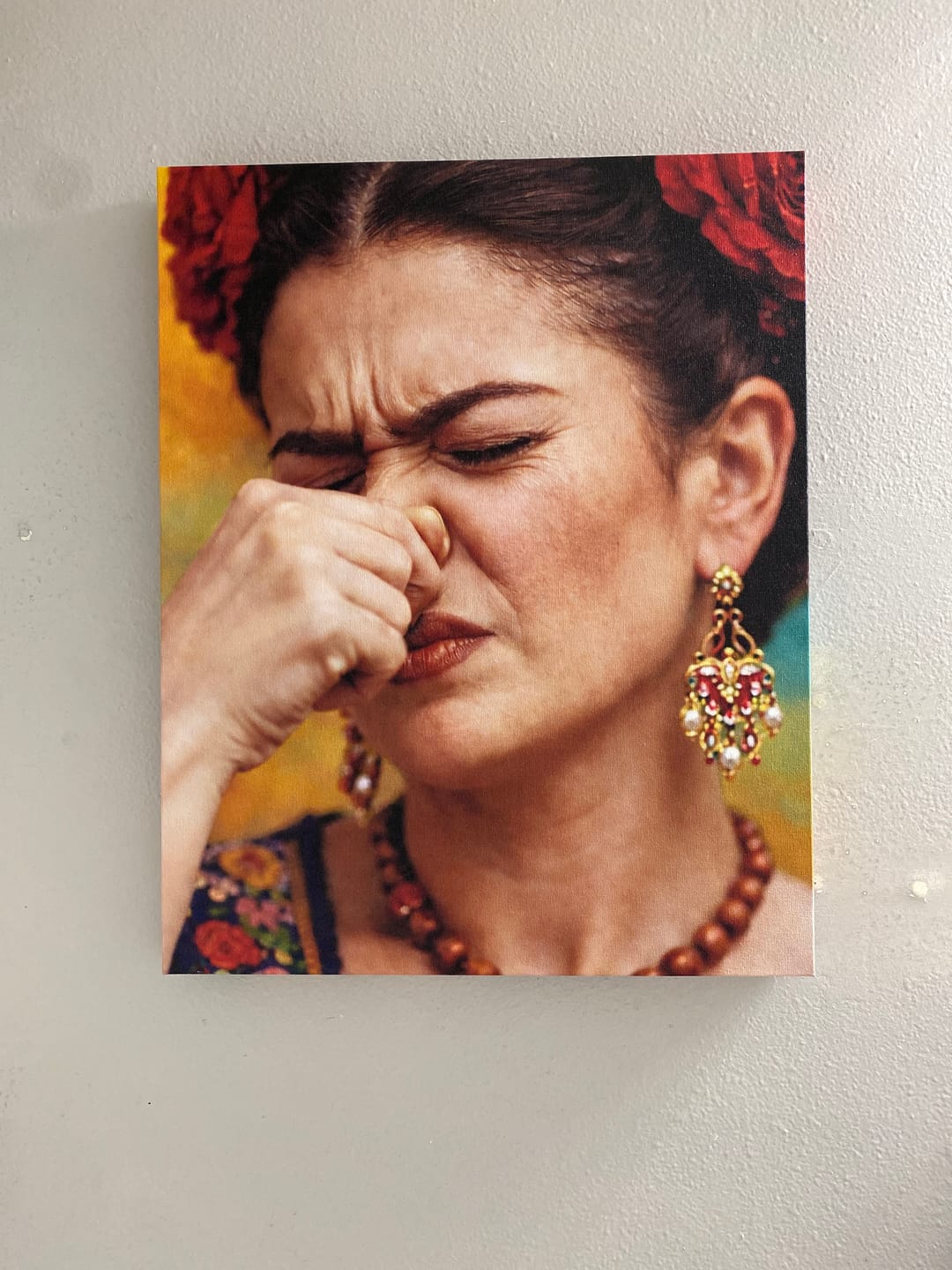 Customer photo review of La Artista Full Color Guacala Canvas Print 16" * 20"