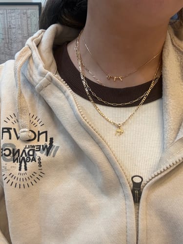 Customer photo review of Chai Chain Necklace