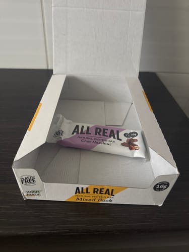 Customer photo review of Almond Vanilla Protein Bar 50g x 12 bars