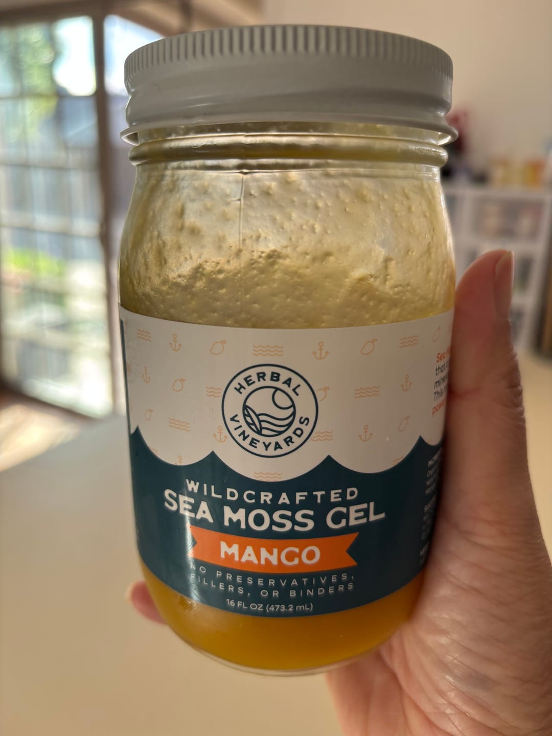 Customer photo review of EXCLUSIVE MANGO SEA MOSS GEL