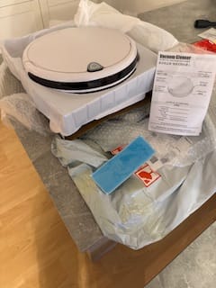 Customer photo review of HOME BUDDY –  3 in 1 Saugroboter mit Wischfunktion