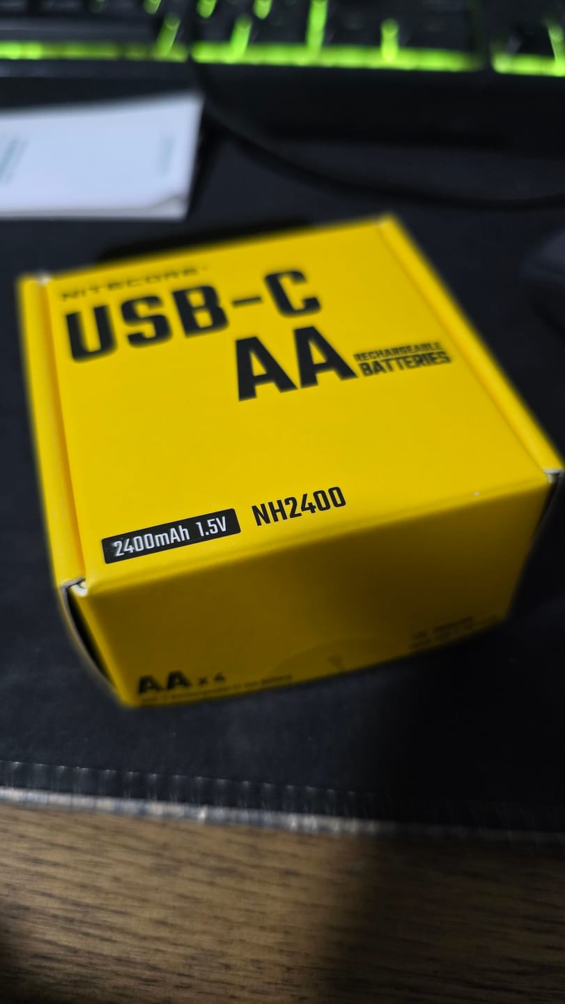 Customer photo review of NH2400 4PC (AA - 2400mAh - 1.5V)