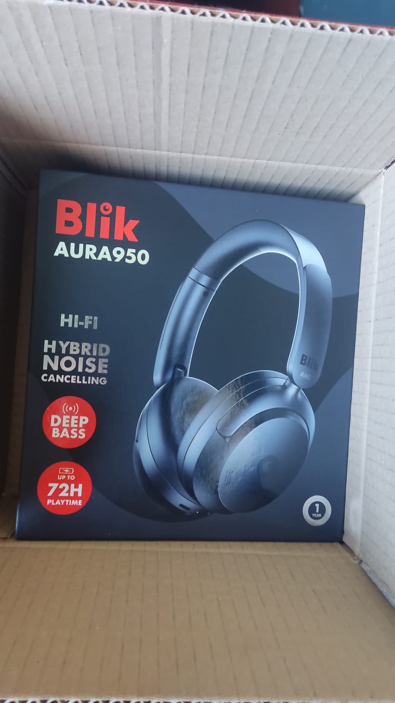 Customer photo review of Audifonos Bluetooth Blik Aura950 Cancelación De Ruido 72H