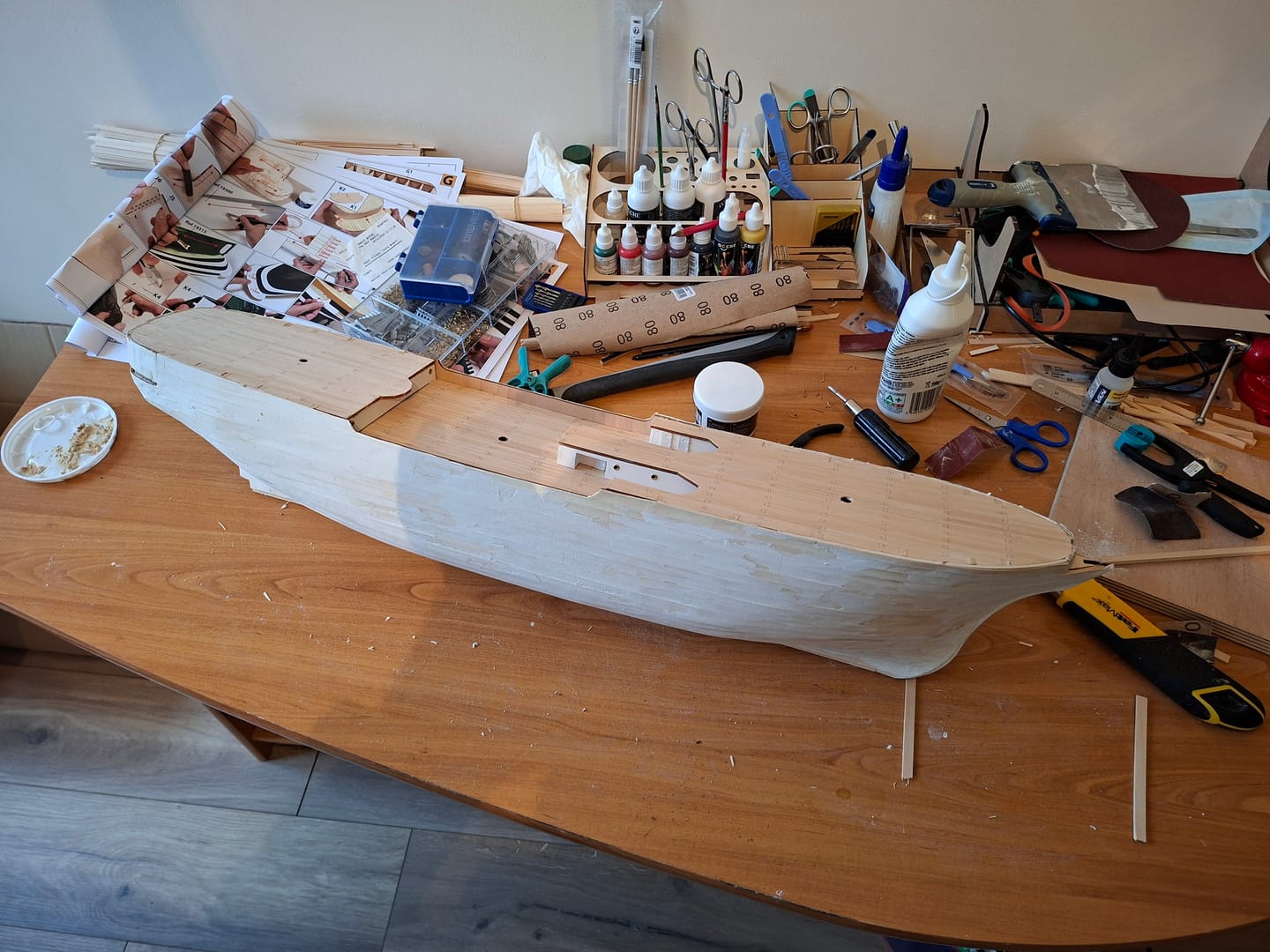 Customer photo review of Maqueta Barco Amerigo Vespucci