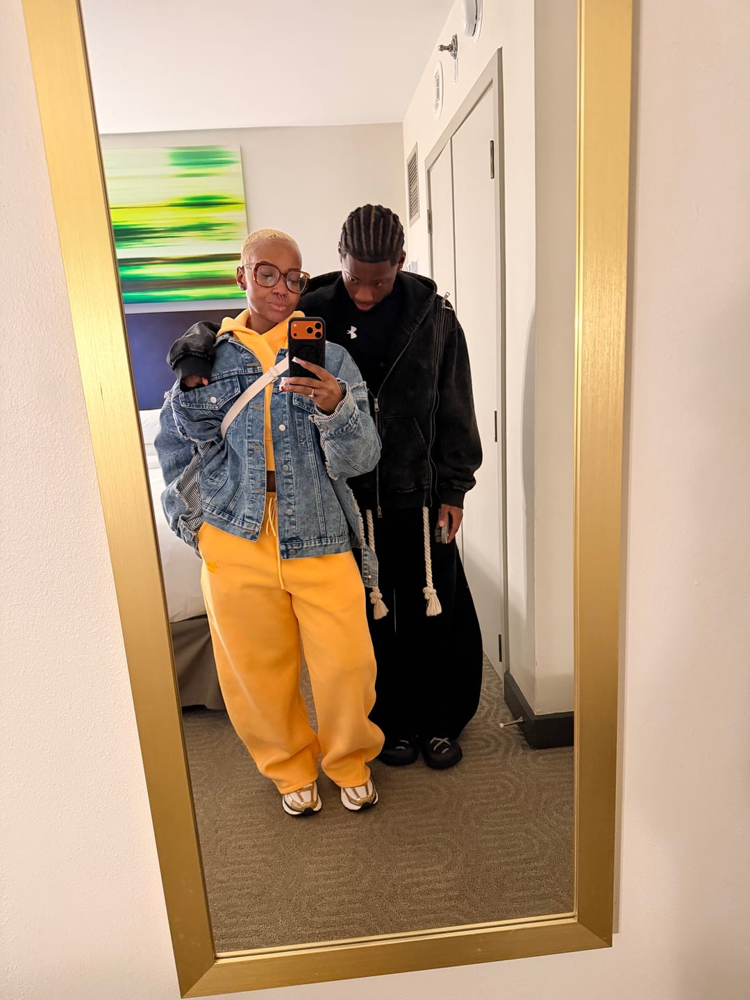 Customer photo review of Aelfric Eden Super Baggy Barrel Sweatpants