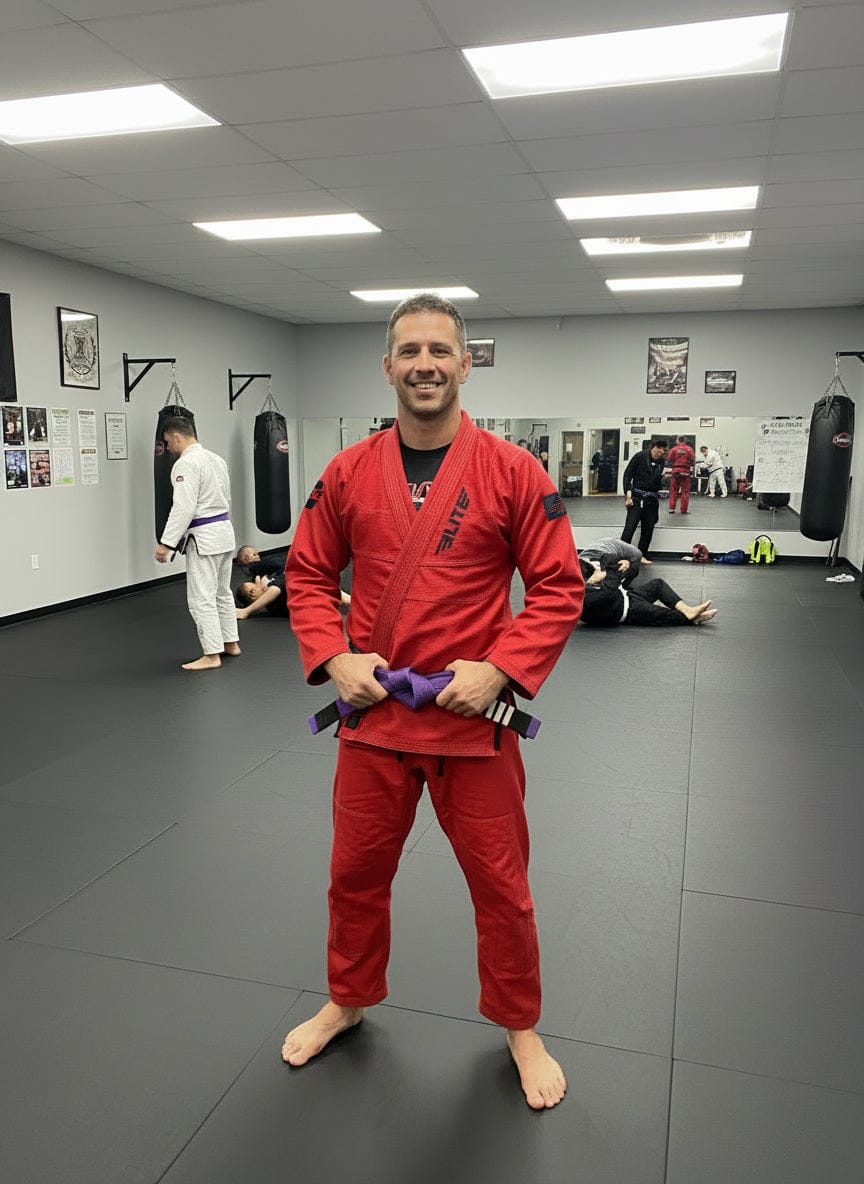 Customer photo review of Core Red Brazilian Jiu Jitsu Mens BJJ Gi