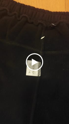 Customer video review of Sweatpants Wide Fit Blanks 330GSM Black