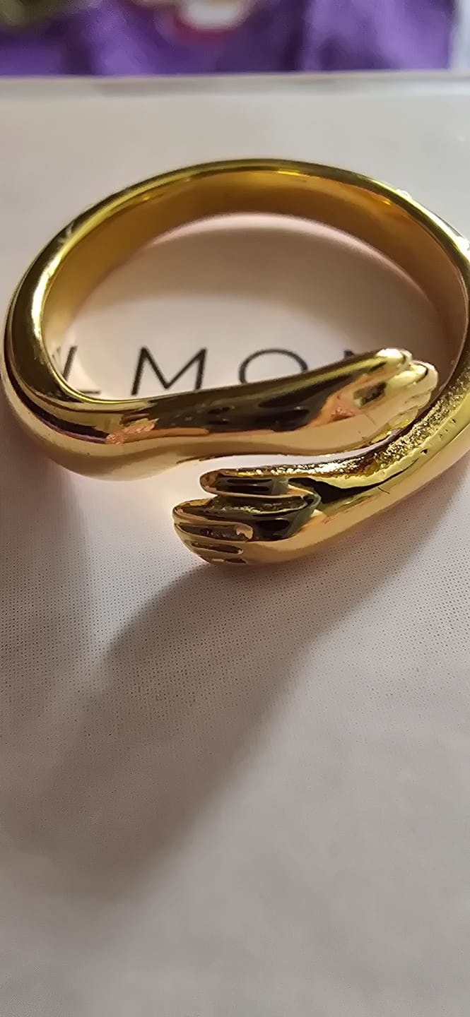 Customer photo review of Love Hug Ring