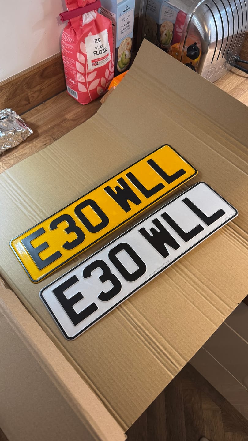 Customer photo review of 6-Digit Metal Pressed Number Plate – 420mm x 111mm