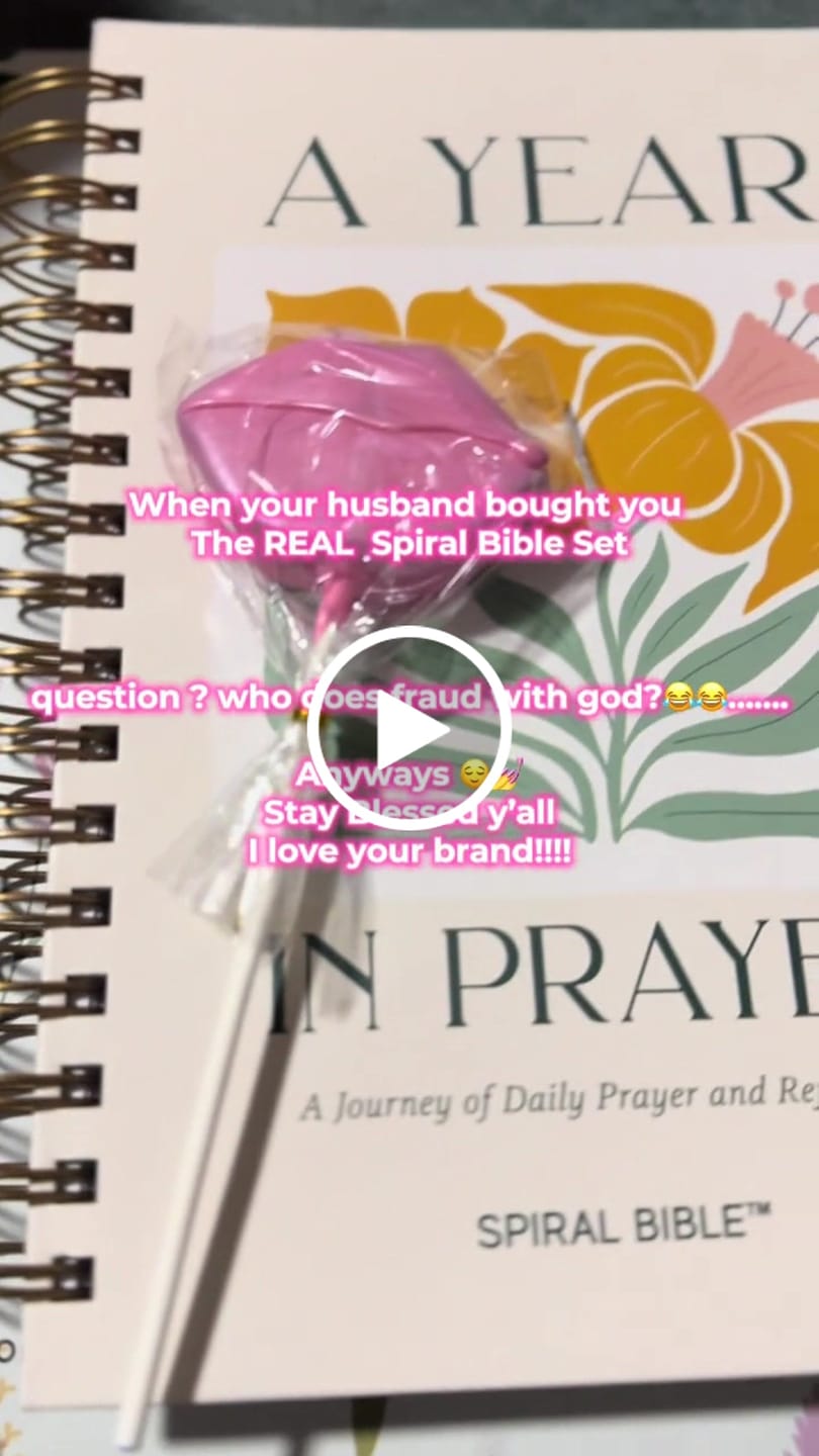 Customer video review of A Year In Prayer: A Journey of Daily Prayer and Reflection