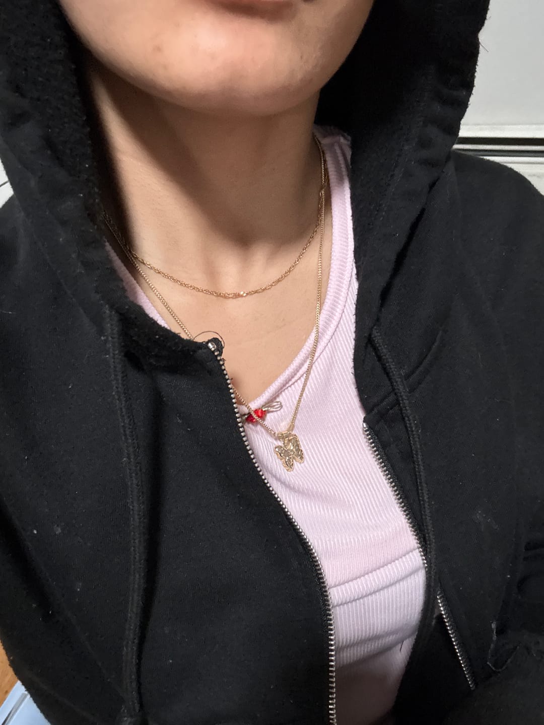 Customer photo review of Singapore Chain Necklace - 2mm