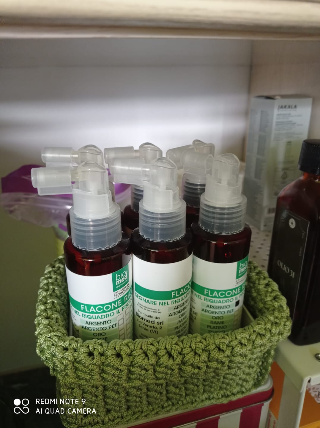 Customer photo review of Argento colloidale spray sublinguale 25 ppm - 500 ml