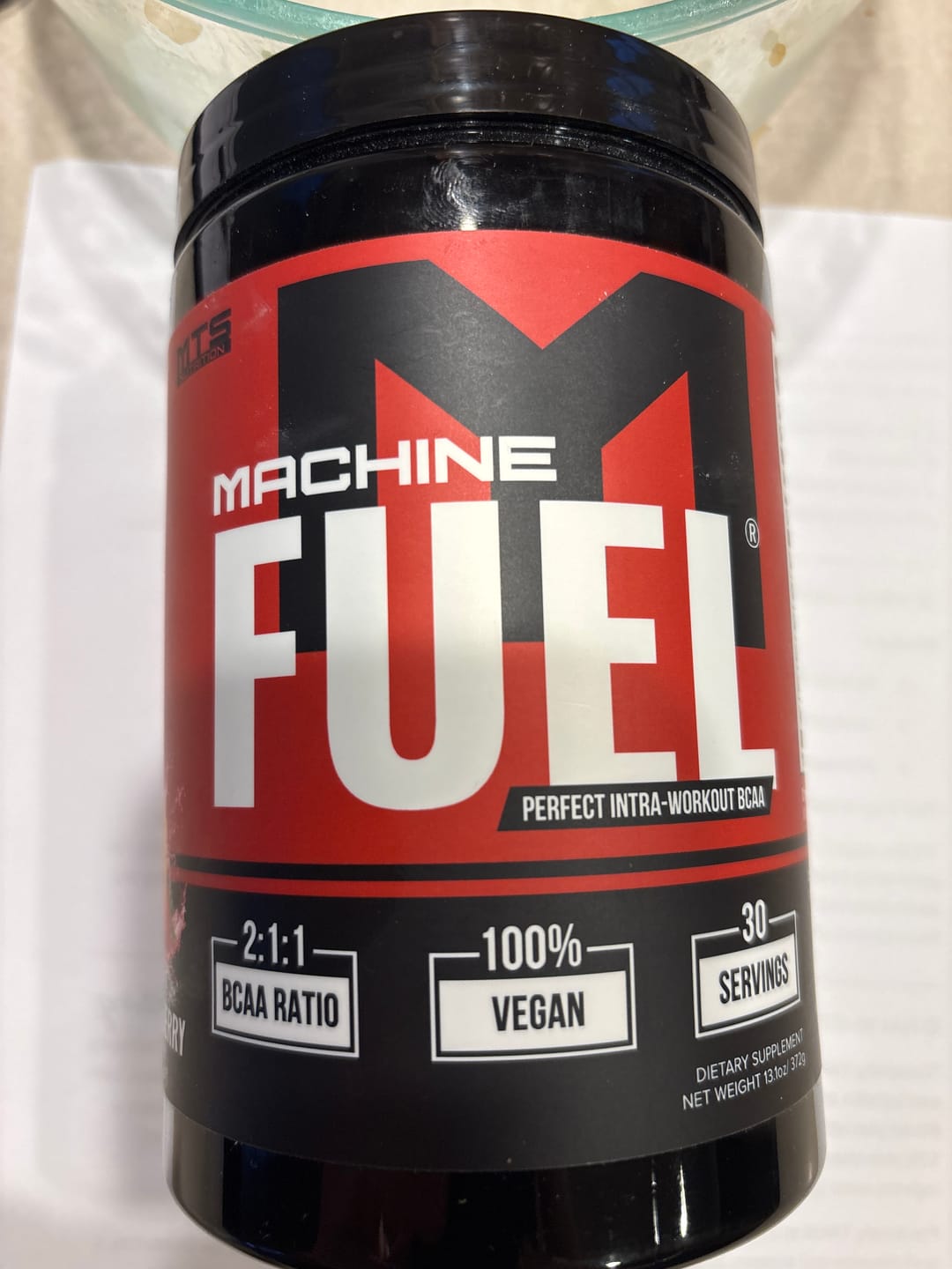 Customer photo review of Machine Fuel® Intra-Workout BCAA Complex
